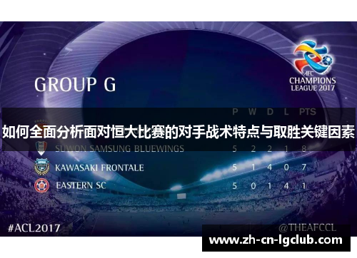 如何全面分析面对恒大比赛的对手战术特点与取胜关键因素